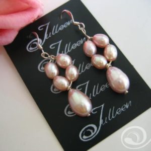 Alicia Pearl Cluster Earrings E039-08