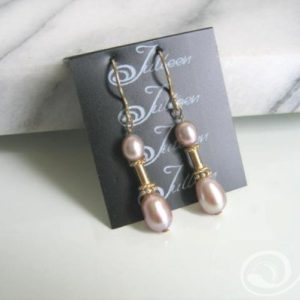 Andrea Pearl Cluster Earrings E047-20A