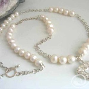 Sweetheart Long Pearl Necklace PDS002
