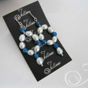 Keesha Pearl Cluster Earrings E039.13