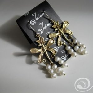 Frescia Fantasy Cluster Pearl Earrings E100