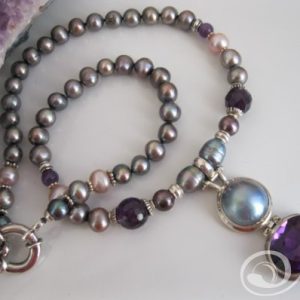 Royal Purple Amethyst- Necklace PJ301.01
