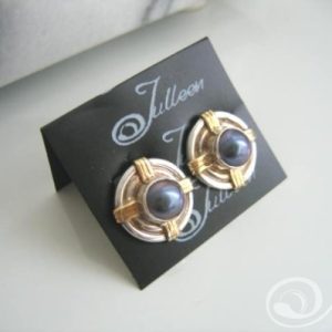 Clip On Nadja Blue Earrings