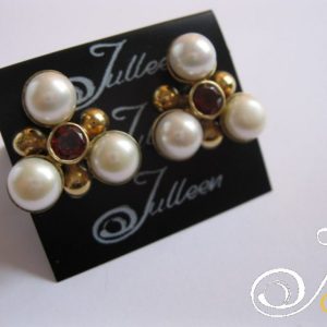 Clip On Maja Red Earrings. SOLD OUT