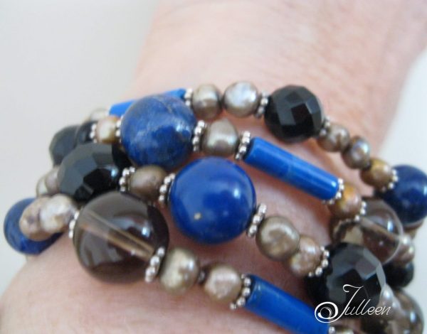 Lavina Lapis Lazuli Bracelet - Image 4