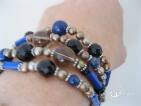 Lavina Lapis Lazuli Bracelet - Image 2