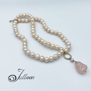 Tessa Pink Pearl Bracelet