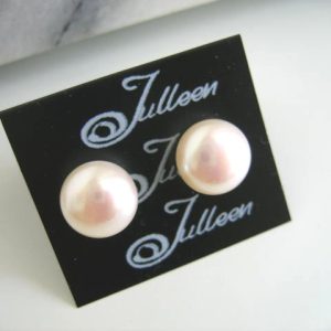 Sweet White Pearl Studs