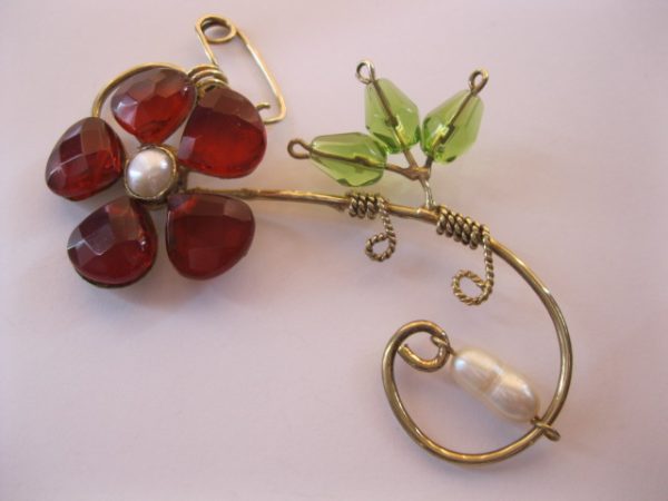 Flower Brooch - Image 2