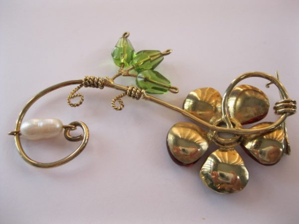 Flower Brooch - Image 3