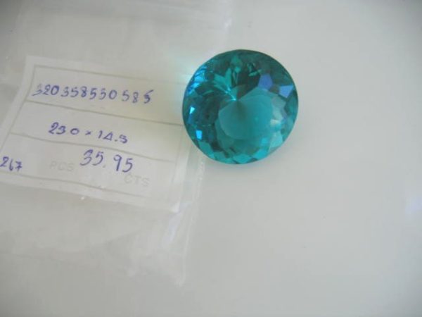 Huge Tourmaline King Cut 35.95 ct Ring in Sterling Silver - Image 4