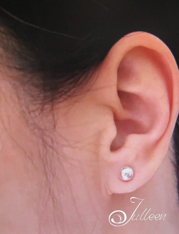 Sterling Silver Ball Earring on Post - Image 5